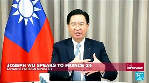 9.4K views · 261 reactions | / "War with China is not unavoidable," says #Taiwan's foreign minister Joseph Wu. He added, however, that #China was "posturing to pressure" Taiwan and trying to reach its goal without the actual use of force. Watch his full discussion with Marc Perelman in The Interview - France 24 ➡️ https://f24.my/9eQw.f | FRANCE 24 English | Facebook