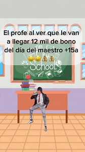 El profe al enterarse del bono del día del maestro | El maestro Román