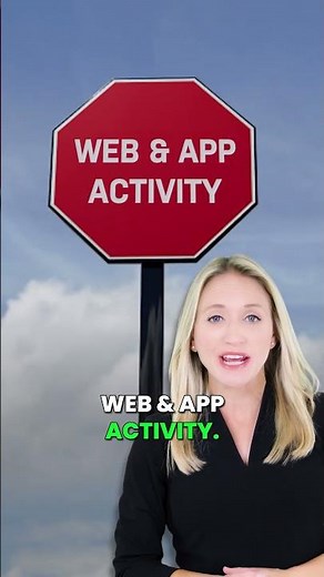 Control Google Web & App Activity