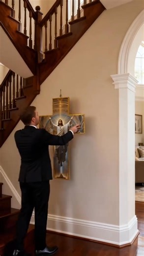 ✨ Divine Cross Wall Art: Infuse Your Space with Sacred Serenity ✨ Elevate your home or prayer nook with this exquisitely crafted cross decor, featuring a radiant depiction of Jesus bathed in heavenly light. Golden accents and intricate detailing bring a sense of peace and reverence, transforming any wall into a focal point of faith and beauty. Perfect for living rooms, bedrooms, or chapels, this piece wraps your space in spiritual warmth—reminding you of hope, love, and divine presence. A timele