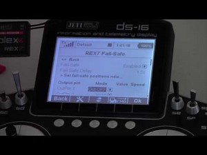 Jeti Failsafe Setup