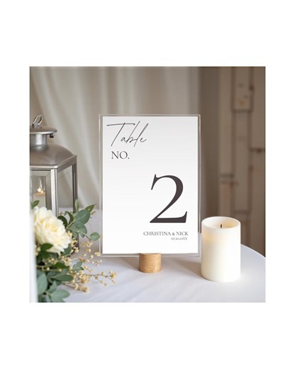 Wedding Table Numbers Template Wedding Table Numbers Signs Modern Table Numbers Cards Wedding Reception Table Numbers Editable Printable - Etsy