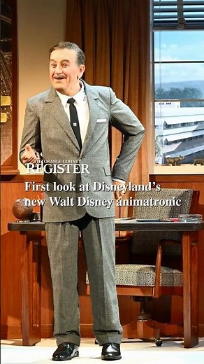 First look at Disneyland’s new Walt Disney animatronic