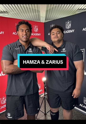 Hamza and Zarius: New Journey at NFL Academy UK