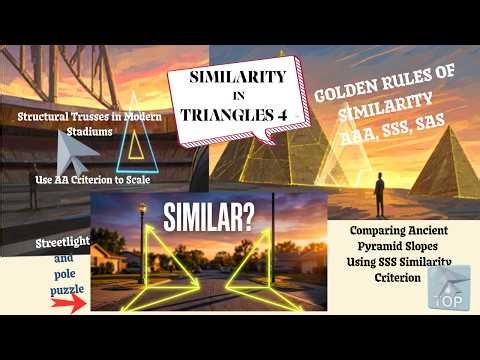 Similarity of Triangles- 4. Implementation of Triangle Similarity Concepts- Real-Life Similarity