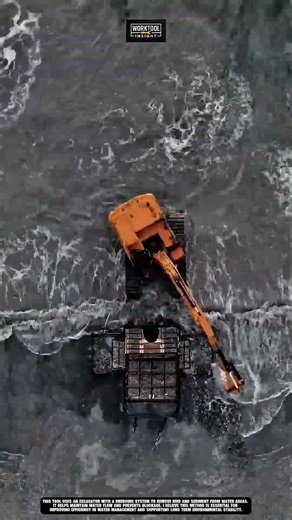 Mud Dredger worktool that removes sediment efficiently and improves water flow #worktool