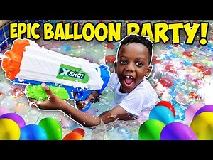 Starting my summer off with an Epic Pool Party with Bunch O Balloons!