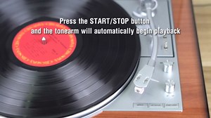 1 BY ONE Fully Automatic Belt-Drive Turntable, Wireless Vinyl Record Player with Automatic Repeat Function, Remote Control, Phono Preamp, AT-3600L Cartridge, 33/45 RPM