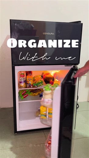 Mini Refrigerator Organizing Ideas for Stocking Up