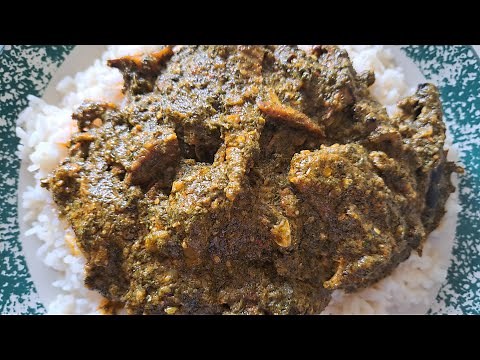 This is the unique way of how to cook Cassava Leaf.👌🏽