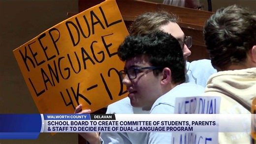 Delavan students and parents push back on proposal to shorten school's dual-language program