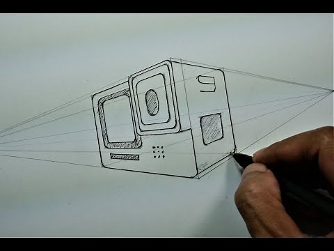 How To Draw in 2 Point Perspective - Product Design
