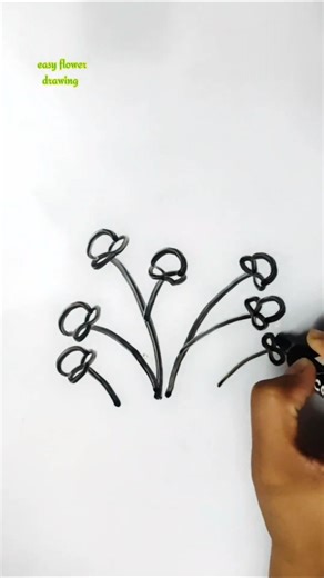 How to draw Flower #shorts #ytshorts #youtubeshorts #Art Gallery 14