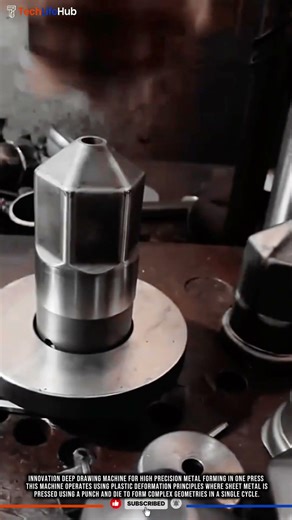 Innovation Deep Drawing Machine for High Precision Metal Forming in One Press #tech