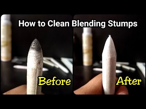 How to Clean Blending Stumps - The CORRECT Method