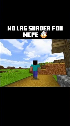 NO LAG SHADER FOR MCPE #minecraft