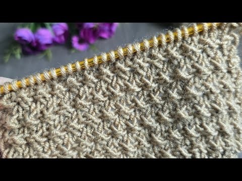 🧶 Super Easy Two-Needle Knit Blouse & Vest Tutorial" #knitting