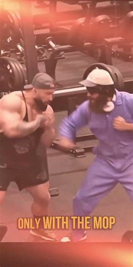 Anatoly Challenges the World's Strongest Giant! 💪🤯 | AI Gym Fight #anatoly #pranks #gym
