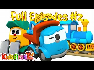 Leo the truck Full Episodes #2. Car cartoon & truck cartoon  Leo truck cartoon. Car animation. - Videos For Kids