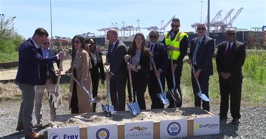Port of Baltimore breaks ground on agriculture grain transloading facility