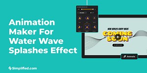 AI Photo Animation for Water Wave Splashes Effect