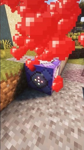 Minecraft Heart Particle Trick – Spread Love with One Command ❤️ #minecraft