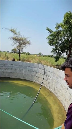 Swimming in a Village Well 🏊‍♂️💧. #swimming #travel