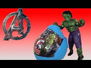 NEW AVENGERS 2015 SURPRISE EGGS | Hulk, Captain America, Iron Man, Thor | Toy Unboxing Videos