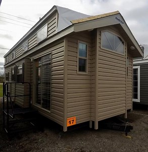 Take a look at this BEAUT!!.....A 2019 QUAILRIDGE 39CBDL CEDAR CABIN DOUBLE LOFT PARK MODEL! 😍 Link: http://www.lakelandrv.com/inventory/759/milton-wisconsin-park-quailridge-39cbdl.php?search-class=park | Lakeland RV Center