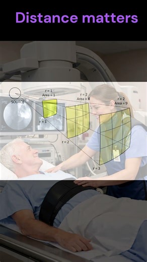 One Step Back Makes a Big Difference #radiationsafety #alara