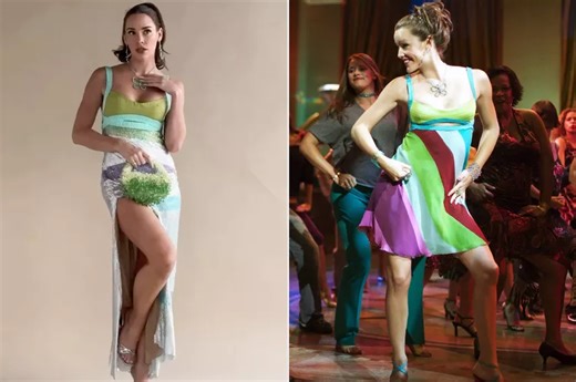 ‘13 Going on 30' star Christa B. Allen reimagines iconic Versace dress for its 20th Anniversary | The Express Tribune