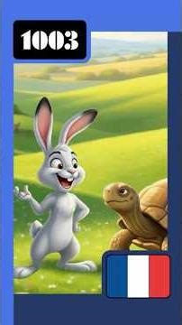 🇫🇷 The Tortoise and the Hare | Fairy Tale | French, 1003-F0