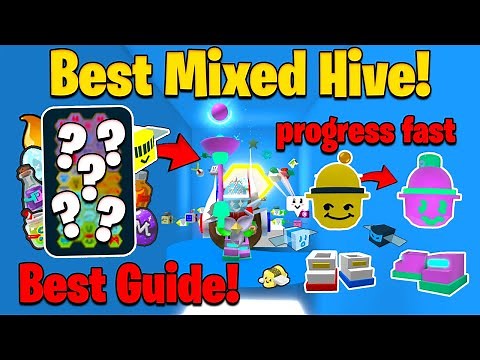 The Best Mixed Hive GUIDE in Bee Swarm Simulator!