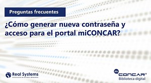 🎥En este video te enseñaremos el paso a paso para que generes una nueva contraseña en el Portal miCONCAR. Contenido creado por Real Systems. www.realsystems.com.pe Visita el portal miCONCAR.com para más información. Entra en contacto con nosotros: 2038300 o al correo consultas@realsystems.com.pe. | REAL SYSTEMS