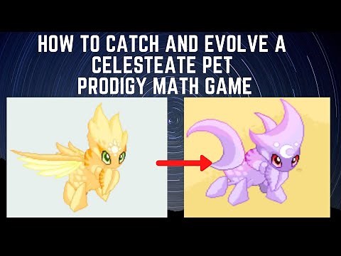 Prodigy Math Game | How to CATCH AND Evolve Celesteate Pet in Prodigy.