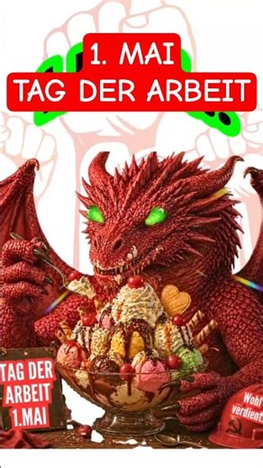 1. MAI👷‍♀️👷‍♂️TAG DER ARBEIT 🐲 FAFNER, TANZ! 😅
