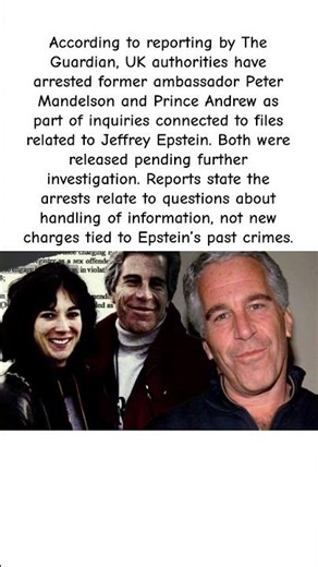 UK Authorities Make Arrests Linked to Epstein Document Review #epsteinfiles #rockefeller