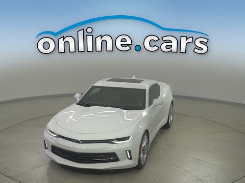 A60146YT Used 2017 Chevrolet Camaro White Coupe Test Drive, Review, For Sale