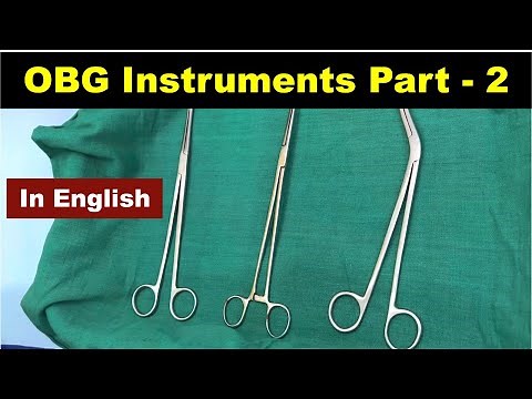 OBG Instruments Part - 2 [ English ] | Nursing Lecture