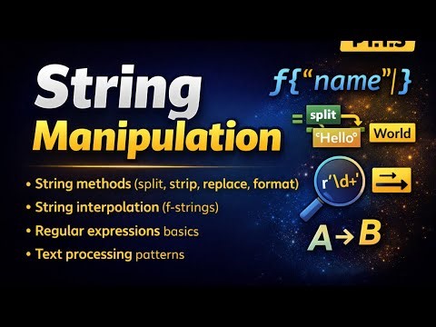 P1.1.3 String Manipulation