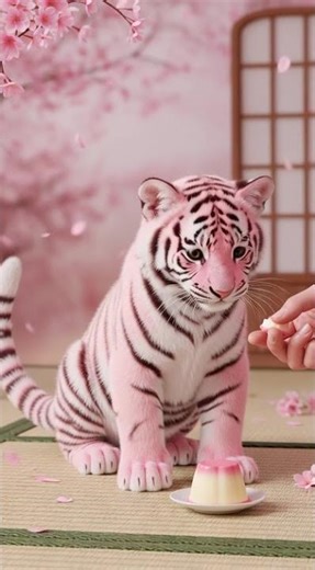 Moonberry Lynx Cub ASMR: Tiny Purple Kitty Laps Glossy Jelly on Glowing Lantern ✨🌙