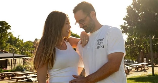 MasterChef judge Andy Allen and wife Alex announce they're expecting a baby
