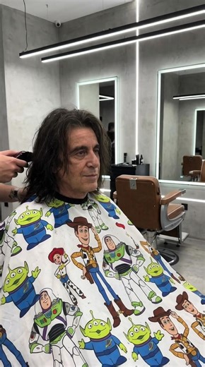 Tony's Scarface-Inspired Haircut Transformation