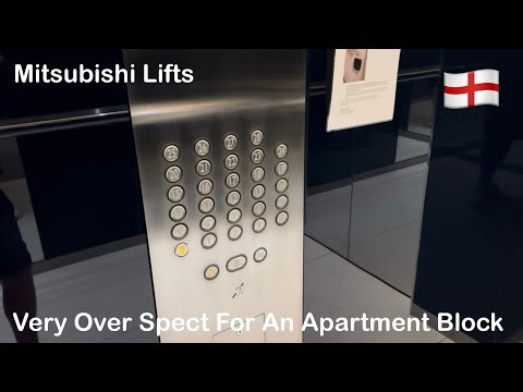 2.5 m/s Mitsubishi Lifts - Ontario Tower Apartments In London, England