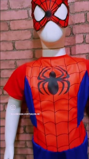fantasia infantil do Homem Aranha