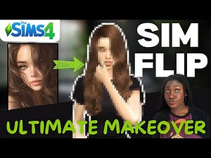 Transforming a Sims 4 Sim to Look Exactly Like a picture! | Full Makeover