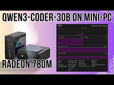 Testing Qwen3-coder-30b with a Mini-PC