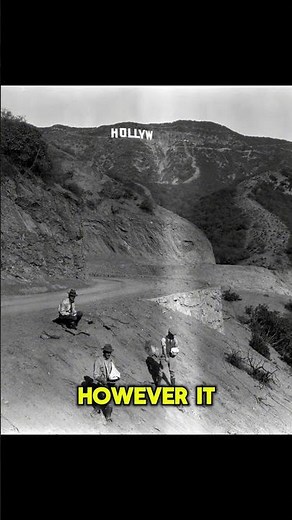 The Original Hollywood Sign