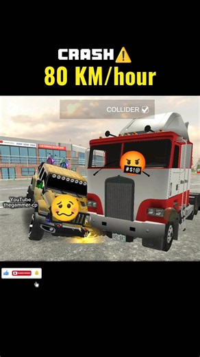 Crash moment😅 Can You Survive car parking multiplayer #carparkingmultiplayer