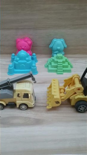 crane vs bulldozer #asmr #satisfying